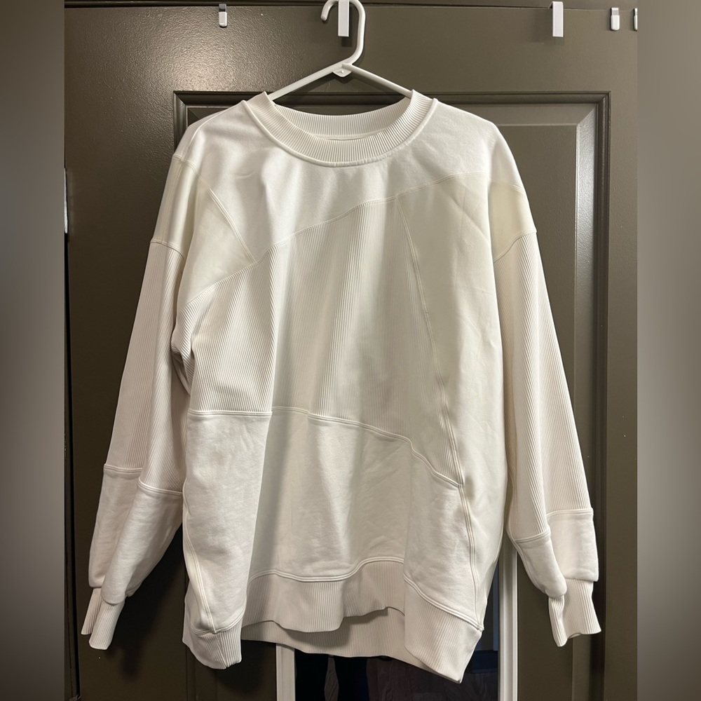 lululemon patchwork crewneck